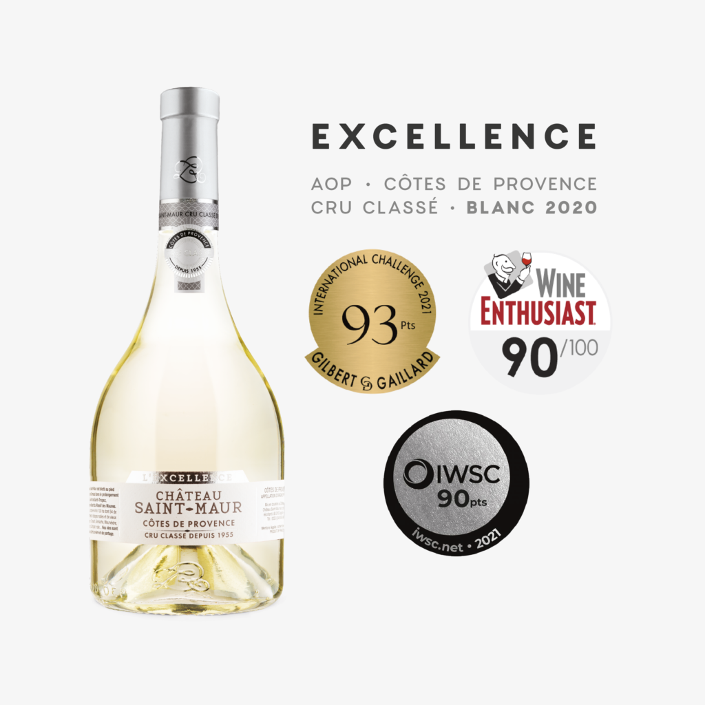 L'Excellence medal white