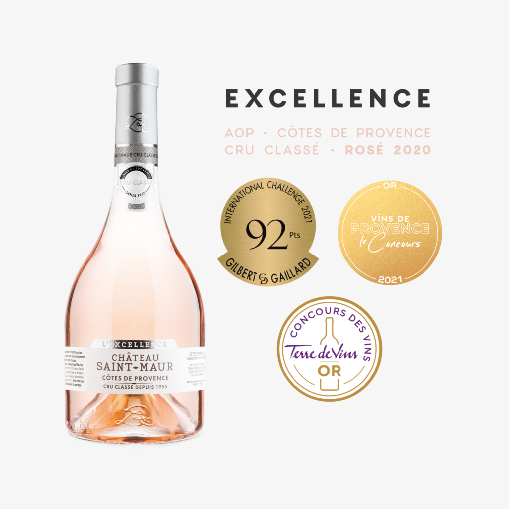 Photo - Medals Château Saint-Maur Cru Classé MEDAILLE2021 EXC ROSE L'Excellence Rosé Medal