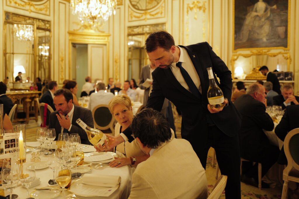 Photo - Marc Monrose honoured at the Bacchus Business Club dinner at Le Meurice L1080475 1" L1080475 1